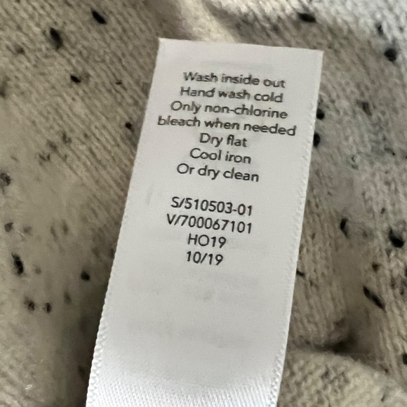 Athleta Bayshore Wool Cashmere Blend Turtleneck Tunic Light Grey Size M - Picture 6 of 6